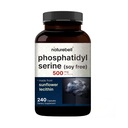 Ultra sila Fosfatidylserín Supplement 500mg per serving, 240 Kapsule 