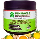 Pinnacle Relax & Sleep Supplement, Sleep Suplement with Melatonin, Valerian Root, Ashwagandha, L Theanine, Zinok, GABA & Horčík pre upokojenie, Prírodné citrónové čajové príchute (30 Servings)