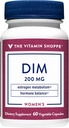 Vitamín Shoppe DIM s BioPerine - podporuje hormonálnu rovnováhu a estrogénový metabolizmus - 200 MG (60 Vegetariánskych kapsúl)