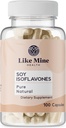 Ako Mine Soy Isoflavones (100 kapsúl), Pure & Natural, Dietary Supplement, No Fillers