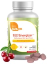 Zahler Energizer - folát a B12 doplnok - Rýchle rozpúšťanie Cherry chuť Lozenges Dual Vitamín Metylated B12 a folát doplnok s 1360 μg kyseliny listovej (360 počet)
