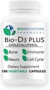 Bio-D3 Plus Boron Vitamín K2 Hormón a zinok-Podpory Kardiovaskulárne Nervy Svaly Kosťové Gumy Imunitné zdravie Oprava tkaniva Rovnováha Hormóny Metabolizmus 180 Vegan caps