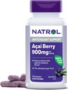 Natrol Acai Berry 900 mg per Serving, Dietary Supplement for Antioxidant Support, 75 Kapsule, 37 Day Supply