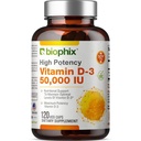 biofilx Vitamín D-3 10000 IU High-Potency 120 Softgels - High-Potency Non-GMO Soy-Free podporuje silné kosti Imunitné zdravie