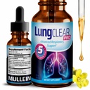 Podpora pľúc kvapky s Wild Mullein Leaf Extract pre Pľúca a Muscus Relief Support - 2 Fl oz