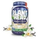 Genceutic Naturals Plant Head Protein Powder Supplement, Vanilla, 1,7-libra (lbs)