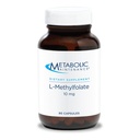 Metabolická udržiavacia L-metylfolát 10 mg - Podporuje zdravú Mindset - Active Folate for Methylation Support & Biochemical Reactions - Highly Biodostupný - 90 Servings - 90 Kapsule