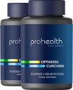 ProHealth Turmeric Curcumin Supplement: 285 Times Viac Biodostupný- Vyvinutý neurovedci. 1000 mg koncentrovaného extraktu Longvida Curcumin na podanie (60 X 500 mg kapsuly/ fľaša) 2 balenia