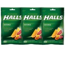 Halls Defense Vitamín C kvapky Rôzne Citrus - 30 ct, balenie po 3