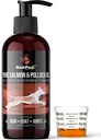 Pure Wild Aljašský losos a pollock Oil pre psy a mačky Koža a pleť - Rybí olej Tekutý s čerpadlom - Podporuje spoločnú funkciu a zdravie srdca - Omega 3 Liquid Food Supplement - All Natural EPA + DHA - 8oz