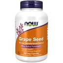 TERAZ Foods Supplements, Grape Seed 100 mg - Štandardizovaný extrakt, vysoko koncentrovaný extrakt s minimálne 90% polyfenolov, s vitamínom C, 200 Veg Kapsule