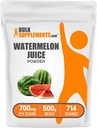 BulkSupplementments.com Vodový melón šťava prášok - z ovocia vodových melónov, ovocný prášok, Hydation Supplement - 700 mg na službu, 500g (1,1 lbs) (Pack of 1)