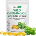 Olej z Oregano s olejom z čierneho semena, Organic Oregano Oil Softgels,Oregano Oil Capsuls Organic, non-GMO, Gluten Free,120