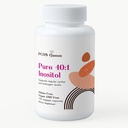Pure 40:1 Inozitol - Myo + D-Chiro Inozitol Supplement - pre ženy s plodnosťou, koža, & Menštruačné potreby cyklu - 1 fľaša