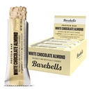 Barebells Protein Bary Biela čokoláda Almond - 12 Gróf, 20g High Protein Treaty - Čokoláda Nutrition Bar s 1g celkom cukru - On-The-Go Raňajky alebo post-Work-out Snack