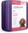 MySimplePetLab Ušná starostlivosť Kit som medikovaný Tris Flush Dog Ušný čistiaci I infekcia Liečba s Ketokonazolom Hydrokortizón Drops I Comfort pre smradľavé, svrbenie, alebo bolesti ucha