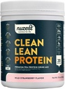 Nuzest - Pea Protein Powder - Clean Lean Protein, Premium Vegan Plant Based Protein Powder, Dairy Free, Gluten Free, GMO Free, Protein Shake (1,1 libra (pack of 1), Wild Strawberry)