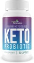 Keto Probiotic - 40 miliárd Cfu - Podpora tráviaceho zdravia, Imunitné zdravie, & Gut Health - Keto Friendly Probiotic - Kompletné telo Keto Cleanse Aid - Znížená chuť do jedla - Keto Probiotiká pre mužov a ženy