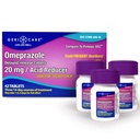 GeriCare Omeprazol tablety s oneskoreným uvoľňovaním 20 mg tablety so zníženým obsahom žalúdočnej kyseliny na 24 hodín Pálenie záhy Refluxná medicína na liečbu častého pálenia záhy- Anti-Acid Relief Tablets (počet 42)