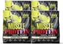 COLOSSAL LABS svalová srsť proteín ochutený proteín prášok, 25,000mg aminokyselín/serving, filtrované za studena [Backaging May Vary] (20 libier (Back of 4), Vanilla)