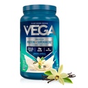 Vega Premium Protein + Supergreens - 20g Protein, Krémová Vanilka, 25 Servings, Špenát, Kale, Tráva lucerny, Brokolica, 0g Pridané cukor, Non-GMO, Gluten Free, Dairy Free, 1,68 libier (Packaging May Vary)