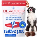 Native Pet Dog UTI liečba - Cranberry doplnok pre psy Kontrola močového mechúra a podpora obličiek - Prevencia močových ciest infekcie a močovej inkontinencie - Vyrobené s skutočné brusnice extrakt - 120 Žuvačky