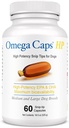 Omega Caps HP Snip Tipy pre stredné a veľké psy High Potency EPA a DHA Maximálna biologická dostupnosť Rybí olej Supplement Vet Formulated Made in USA Skin Coat Joint and Heart Health 60 Kapsule