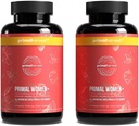 Primal Harvest Multivitamín pre ženy Vitamín A, Vitamín C, Vitamín D a E, Vitamín B12, B6, Biotín, Zinkové doplnky, 60 kapsúl (Womens 2 balenie)