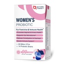 NATURE TARGET Probiotiká-za-ženy s prebiotikami, brusnica a D-manóza, 60-biliónové-CFU, ženské probiotiká pre tráviace zdravie/Gut Health/Immune Booster