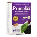 Prun relax Cirulax Maximálna úľava Laxatívne tablety s prírodnou sennou pre príležitostné zápcha, Senna Extract, Vegan & Gluten-free, Gentle Jednodňové Relief - 60ct