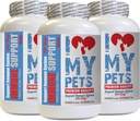 Psie alergie Žuvačky - Psie imunitná podpora - Booster - Zdravý PET - Dodatok - Licorice pre psy - 180 Treats (3 fľaše)