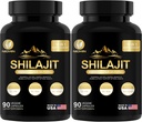 35450MG Pure Shilajit Supplement - Himalayan Organic Shilajit pre mužov a ženy Maximálny výkon Shilajit pre vylepšenú energiu a imunitnú podporu 180 Veggie Kapsule