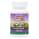 NaturesPlus Animal Parade AcidophiKidz, Berry Flavor - 90 Žuvateľné, Zvieracie-Shaped Tablety - Balenie 2 - s probiotikami, FOS & Grape Seed - 180 Celkový počet porcií
