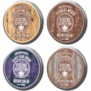 Viking Revolution 4 Bard Balm Variety Pack (1oz Each) - Sandalwood, Pine & Cedar, Bay Rum, Clary Sage - Štýly, Posilňuje a zjemňuje bradavice a fúzy - Wax pre mužov