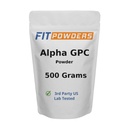 Alpha-GPC Powder 500 Grams, Non-GMO Alpha GPC Supplement Choline Powder, Vegan, Tretia strana testované, pred tréningom, pamäť a zameranie, s Scoop