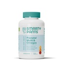 SmartyPants prenatálne vitamíny pre ženy, multivitamínové Gummy: Omega 3 Rybí olej (EPA/DHA), biotín, metylfolát, vitamín D3, C, vitamín B12, B6, A, K a zinok, Inozitol, 80 Počet (20 dní)