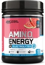 Optimálna výživa Essential AMIN.O Energy & Electrolytes - Energy, Focus & Post-Workout Muscle Recovery - Watermelon Pre-Workout Elektrolyte Powder Drink - Watermelon Splash, 1,51 lb (72 Servings)