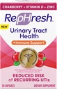 Rephresh Cranberry močových ciest zdravie Plus Immune Supplement, zmesou s vitamínom D + zinok - 50 Počet