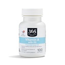 365 podľa trhu s celými potravinami, vitamín A a D 400 IU, počet 100