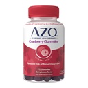 AZO Cranberry Urinary Tract Health Gummies Dietary Supplement, 2 Gummies = 1 Glass of Cranberry Juice, pomáha očistiť a chrániť, Natural Berrylicious Flavor, non-GMO, 72 Gummies