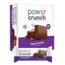 Power Crunch Protein Wafer Bary, Vysoké Bielkoviny Snacks s lahodnou chuťou, Triple Chocolate, 1.4 Ounce (12 Počet)