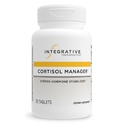 Integratívne terapie Cortisol Manager - Adrenal Health Support Supplement for Healthy Stres Response* - Vegan, Dairy-free & Gluten-free - 30 tabliet (15 Servings)