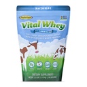 Grass-Fed Srvátkový proteín prášok pre imunitnú vitality, prírodná chuť 2,5lbs (56 Servings), 15g Protein per Serve, Vital Srvátka, Čistá holistická, Wellness Nutrition