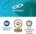 XYMOGEN fľaša na pretrepanie 20 oz Proteín a predúlohový mixér fľaša BPA-free plastová pretrepávačka pre hladkú pretrepávaciu fľašu na šľahanie