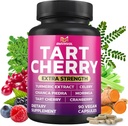 BMVINOVOL Tart Cherry 20:1 extrakt - Plus Moringa, Chanca Piedra, zeler, Cranberry extrakt a ďalšie - 90 Kapsule - 3 mesiace dodávky