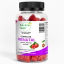Kompletné prenatálne vitamíny, kyselina listová, železo, cholín na podporu neurálnej trubice, Omega-3 DHA na vývoj fetálneho mozgu, kalcium-Helper D3 & K2, neGMO vegánske Gummy