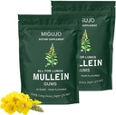 Mullein Lung Cleanse Repair Gum, Mullein Gum, Lung Cleanse Repair Gum - Pear Ochutená, Mullein Leaf bylina Extract for Lung Health & Sinus Relief (2 vrecká)