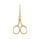 LIVINGO Profesionálne Nožnice na vlasy, Multi-účel nerezová oceľ okrúhle Tip rovné čepele, tvárové vlasy medvedí obočie Ušné orezávanie Beauty Grooming Tool pre mužov a ženy, 3,5