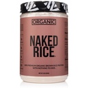 NAKED Ryža 1Lb - Organické hnedá ryža Proteín prášok - Vegán Proteín prášok, bez GMO, lepok zadarmo a sója. Plant-Based Protein, žiadne umelé zložky - 15 Servisov